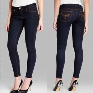 Ted Baker Dark Blue Straight Leg Jeans